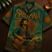 Santana Latin Rock Music Live Your Light Hawaiian Shirt