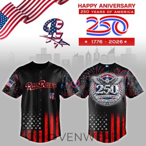 Scranton WilkesBarre RailRiders USA Anniversary Jersey by Drovenwear.com