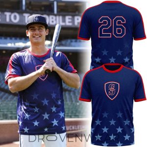 Seattle Mariners 2026 Stars Stripes Soccer TShirt by Drovenwear.com