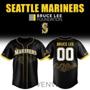 Seattle Mariners Bruce Lee Heritage Night 2026 Custom Baseball Jersey