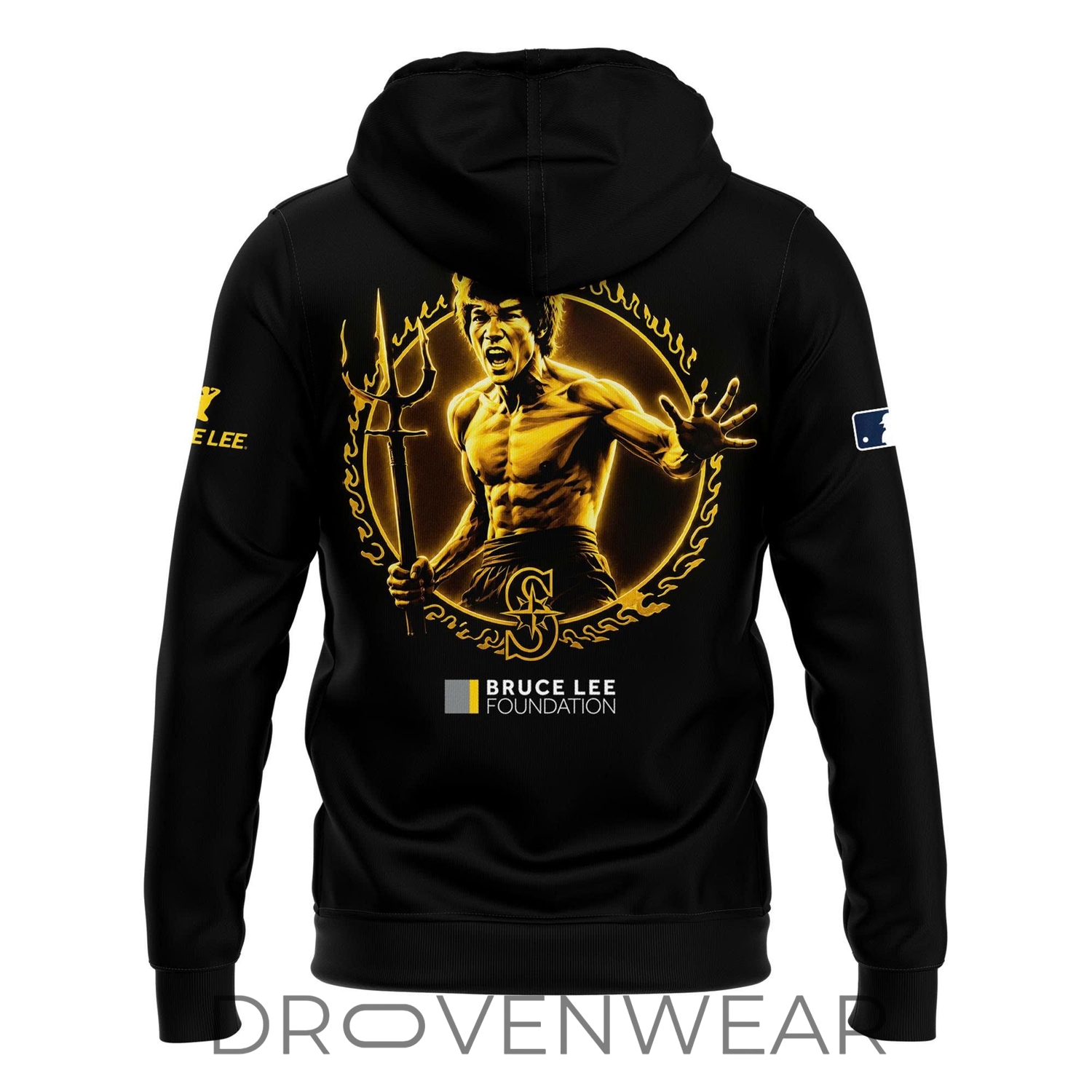 Seattle Mariners Bruce Lee Heritage Night Hoodie 2026 Seattle Mariners Bruce Lee Heritage Night Hoodie 2026