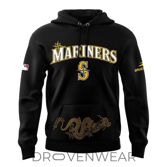 Seattle Mariners Bruce Lee Heritage Night Hoodie 2026 - Image 3