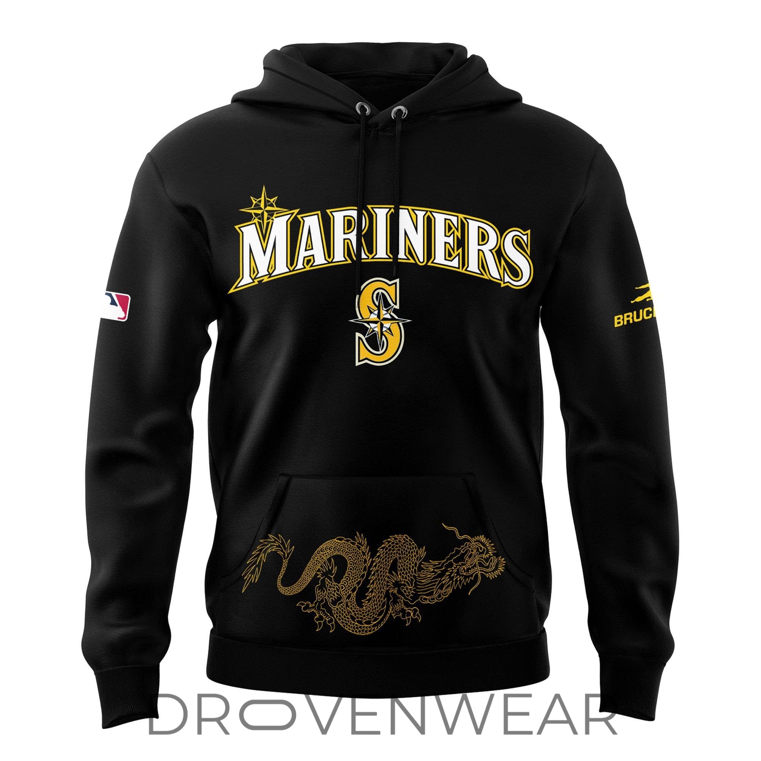 Seattle Mariners Bruce Lee Heritage Night Hoodie 2026 Seattle Mariners Bruce Lee Heritage Night Hoodie 2026