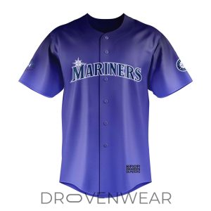 Seattle Mariners KPop Demon Hunters Night Jersey by Drovenwear.com