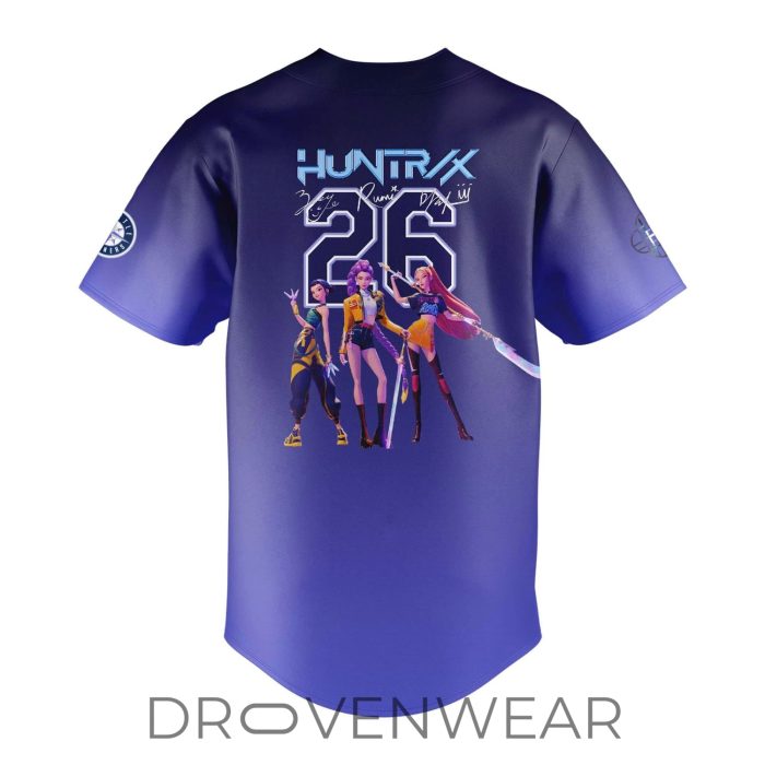 Seattle Mariners K-Pop Demon Hunters Night Jersey - Image 3
