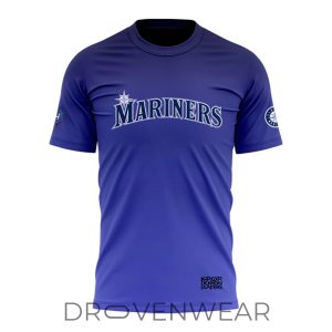 Seattle Mariners KPop Demon Hunters Night TShirt by Drovenwear.com