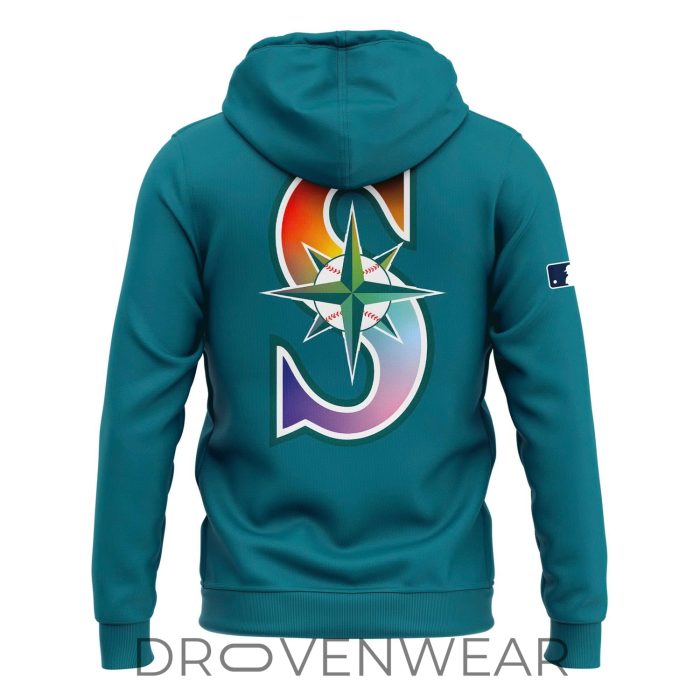 Seattle Mariners Pride Celebration Hoodie 2026 - Image 3