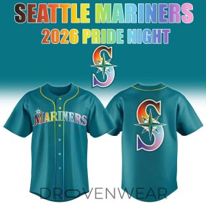 Seattle Mariners Pride Night 2026 Limited Edition Jersey by Drovenwear.com