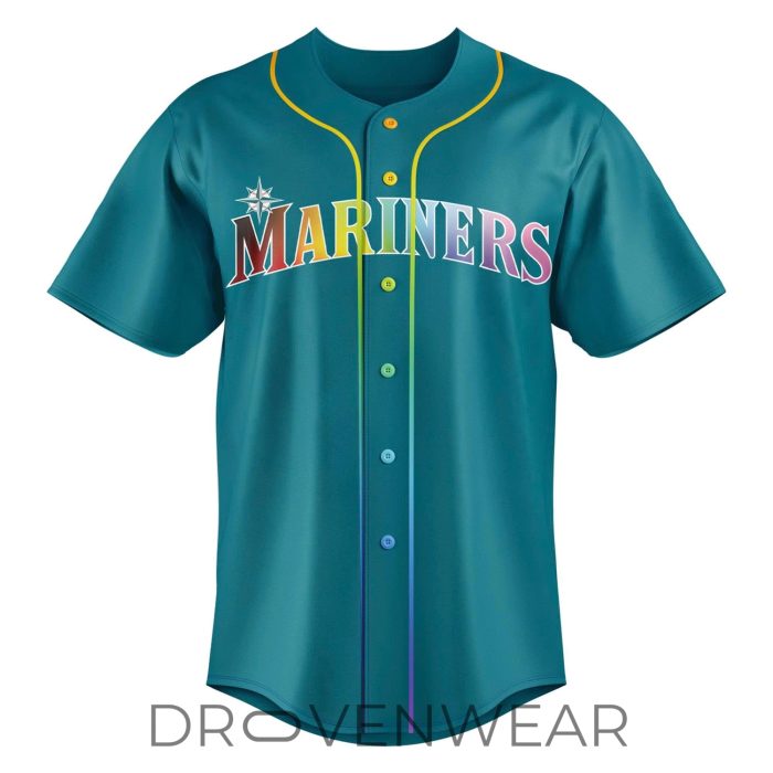 Seattle Mariners Pride Night 2026 Limited Edition Jersey - Image 3