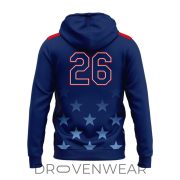 Seattle Mariners Stars and Stripes 2026 Soccer Inspired Pullover Hoodie - Image 3