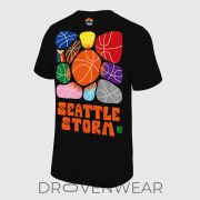 Seattle Storm x Pride Night 2026 Limited Edition Black Shirt - Image 3