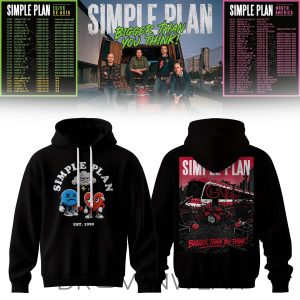 Simple Plan Bigger Than You Think Tour Hoodie V2 by Drovenwear.com