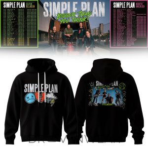 Simple Plan Bigger Than You Think Tour Hoodie V5 by Drovenwear.com