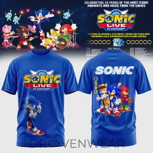 Sonic 35th Anniversary Celebration Graphic Shirt by Drovenwear.com