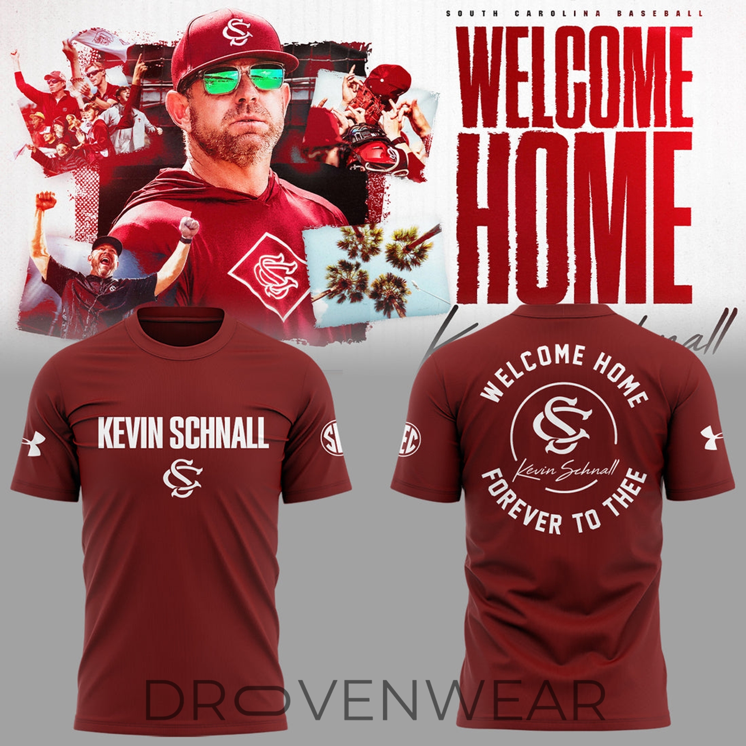 South Carolina Gamecocks Welcome Home Coach Kevin Schnall Fan Shirt V2 South Carolina Gamecocks Welcome Home Coach Kevin Schnall Fan Shirt V2