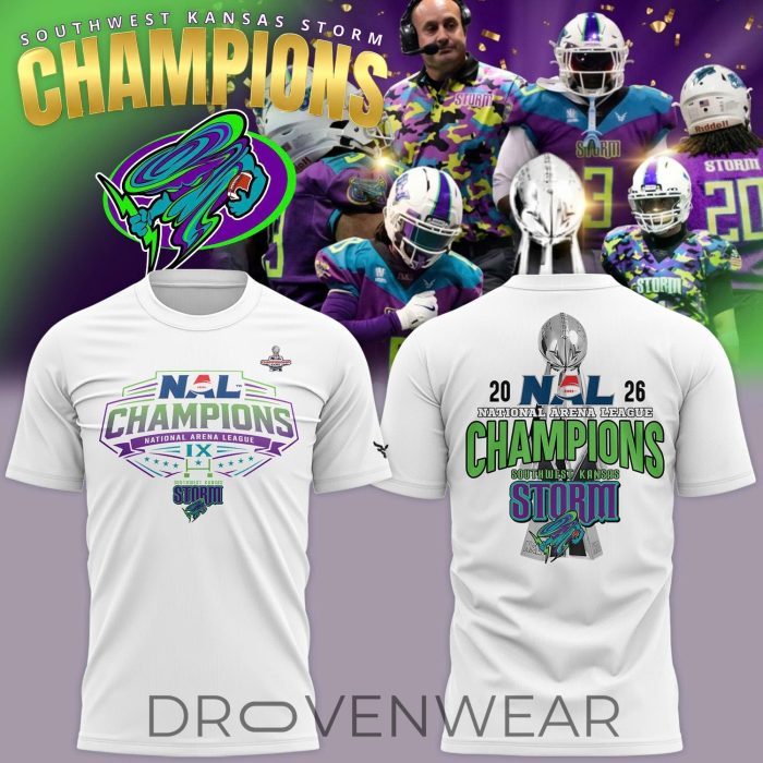Southwest Kansas Storm 2026 NAL Champions Shirt - Image 2