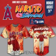 Special 2026 Naruto x Los Angeles Angels Jersey