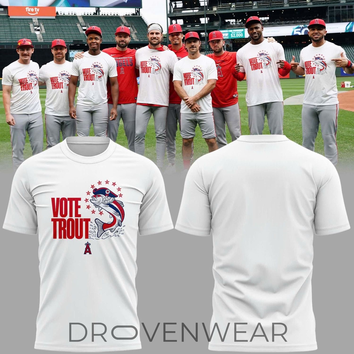 Special 2026 " Vote Trout " Los Angeles Angels T-Shirt 2 Special 2026 " Vote Trout " Los Angeles Angels T-Shirt 2