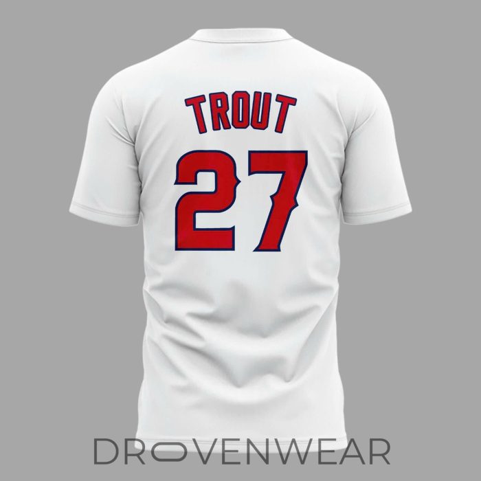 Special 2026 " Vote Trout " Los Angeles Angels T-Shirt - Image 3