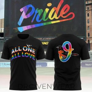 Special Baltimore Orioles x Pride Night Tshirt by Drovenwear.com