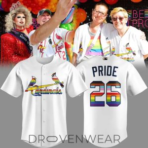 St Louis Cardinals Pride Night 2026 Special Baseball Jersey by Drovenwear.com