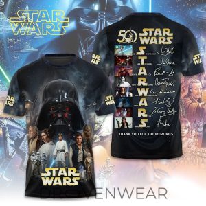 Star Wars 50th Anniversary Premium 3D Apparel Collection by Drovenwear.com