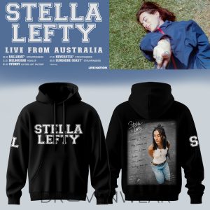 Stella Lefty Live From Australia Tour 2026 Hoodie V2 by Drovenwear.com