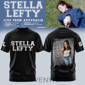 Stella Lefty Live From Australia Tour 2026 TShirt V3 by Drovenwear.com