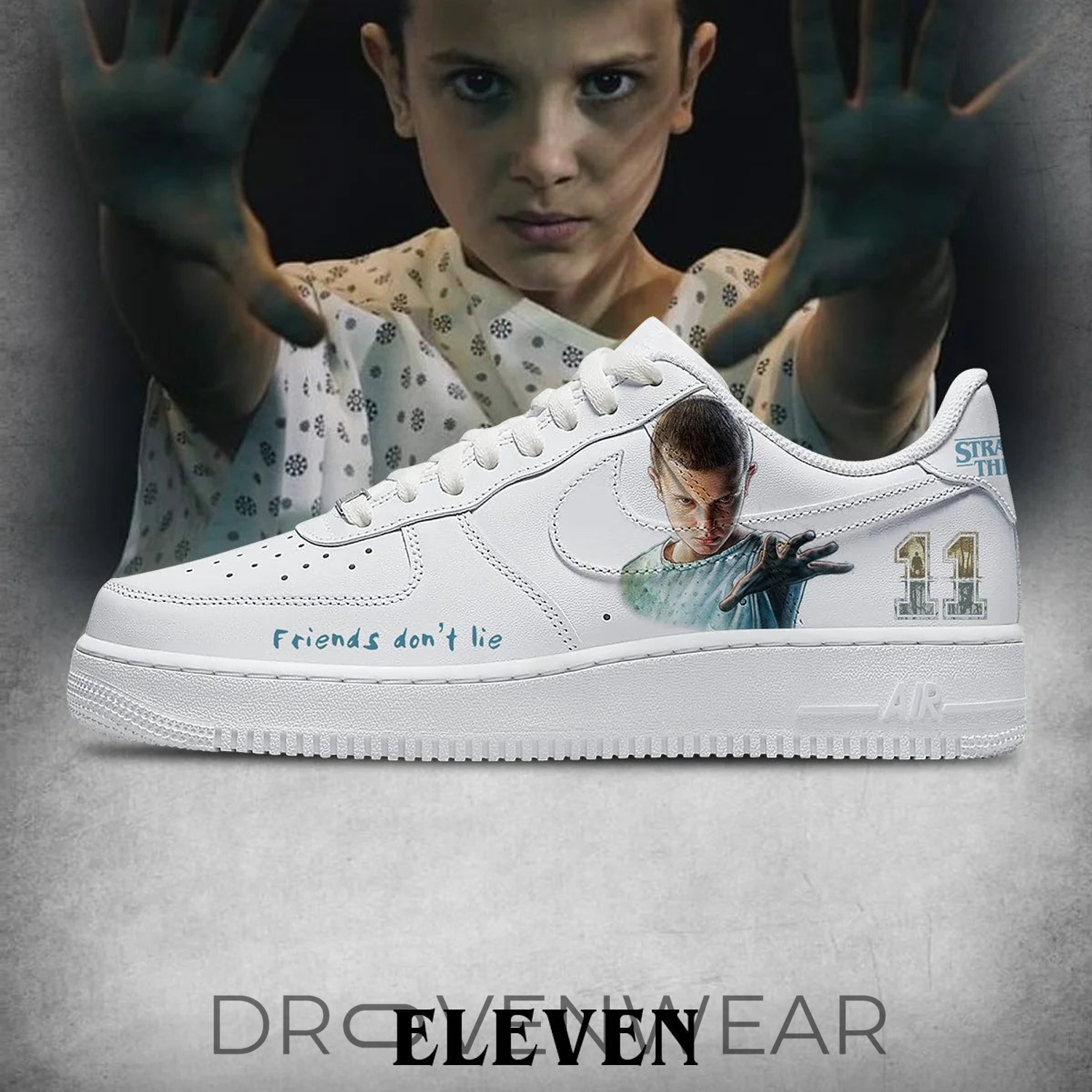 Stranger Things Eleven Fan Edition AF1 Version 3 Stranger Things Eleven Fan Edition AF1 Version 3
