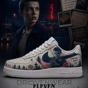 Stranger Things Eleven Limited AF1 Version 4 by Drovenwear.com