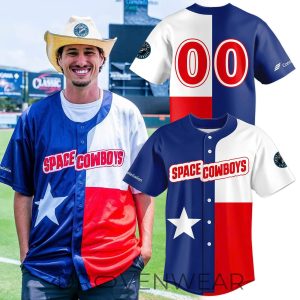 Sugar Land Space Cowboys 2026 Texas Flag Baseball Jersey by Drovenwear.com