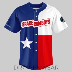 Sugar Land Space Cowboys 2026 Texas Flag Baseball Jersey by Drovenwear.com