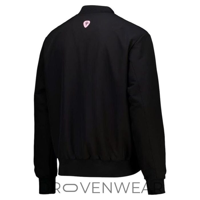 Sunderland x Elvis Hummel Away Matchday Black Limited Edition Varsity Jacket - Image 3