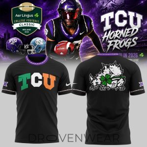 TCU Horned Frogs Aer Lingus College Football Classic Fan Tee by Drovenwear.com