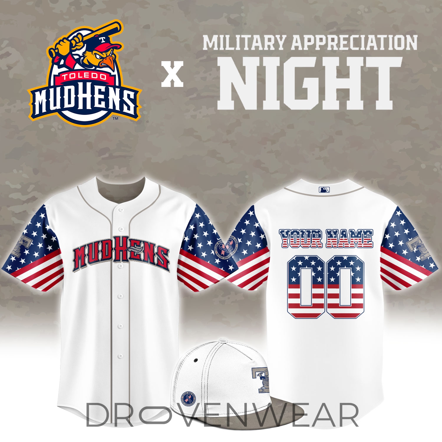 TMH Military Appreciation Night 2026 Personalized Jersey NN TMH Military Appreciation Night 2026 Personalized Jersey NN