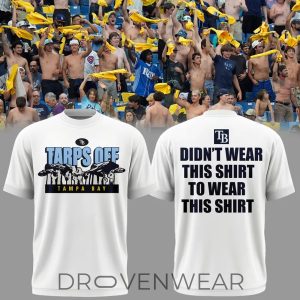 Tampa Bay Rays Tarps Off Graphic TShirt by Drovenwear.com
