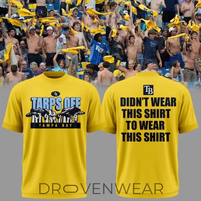 Tampa Bay Rays Tarps Off Graphic T-Shirt - Image 2
