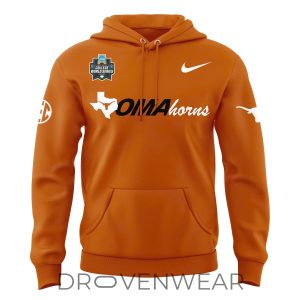 Texas Longhorns 2026 NCAA Baseball Omaha Hoodie by Drovenwear.com
