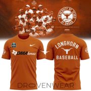 Texas Longhorns 2026 Omaha NCAA Baseball Orange Tee V2
