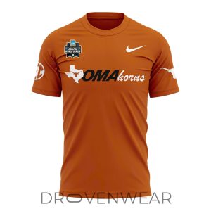 Texas Longhorns 2026 Omaha NCAA Baseball Orange Tee V2 by Drovenwear.com