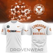 Texas Longhorns 2026 Omaha NCAA Baseball Orange Tee V2 - Image 5