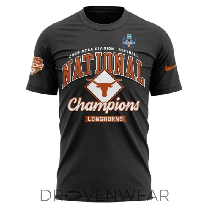 Texas Longhorns NCAA Softball National Champions 2026 Commemorative Shirt - Image 2