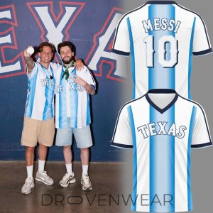 Texas Rangers Argentina Messi Inspired Limited Jersey 2026 by Drovenwear.com