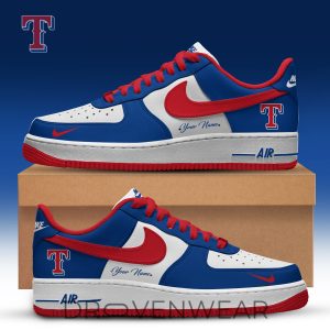 Texas Rangers Inspired Fan Edition Sneakers by Drovenwear.com