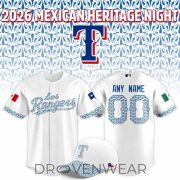 Texas Rangers Mexican Heritage Night 2026 Custom Baseball Jersey