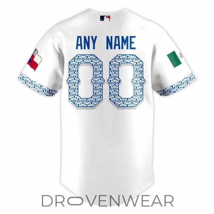 Texas Rangers Mexican Heritage Night 2026 Custom Baseball Jersey - Image 3