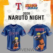 Texas Rangers Naruto Theme Night Baseball Jersey 2026