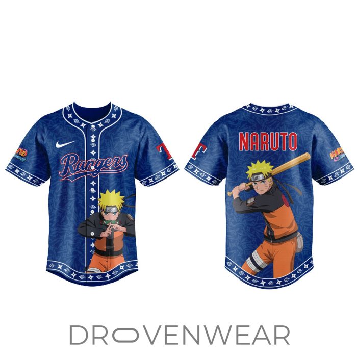 Texas Rangers Naruto Theme Night Baseball Jersey 2026 - Image 2