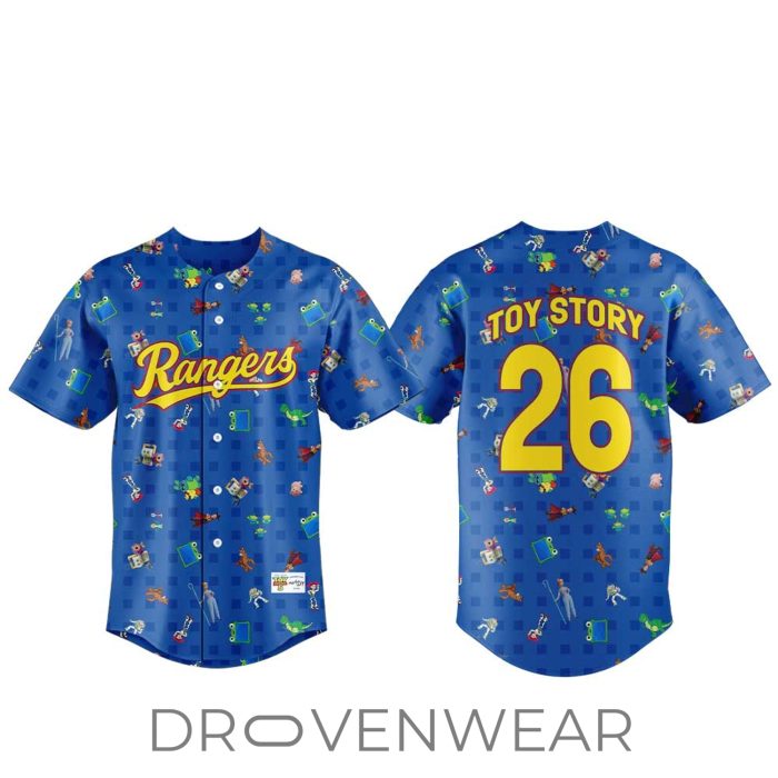 Texas Rangers Toy Story Theme Baseball Jersey 2026 - Image 2