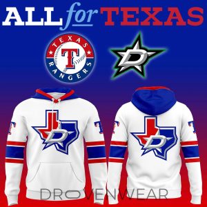 Texas Rangers x Dallas Stars Night 2026 Hoodie by Drovenwear.com